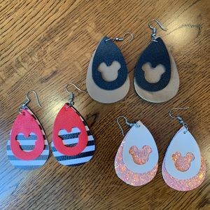 Mickey Inspired Earrings